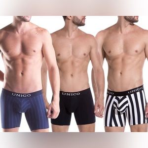 3 pairs. Lot of 3 Mundo Unico Boxer Copa Medio Length - Size XL - Brand New